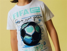Name It t-shirt white with FIFA print  